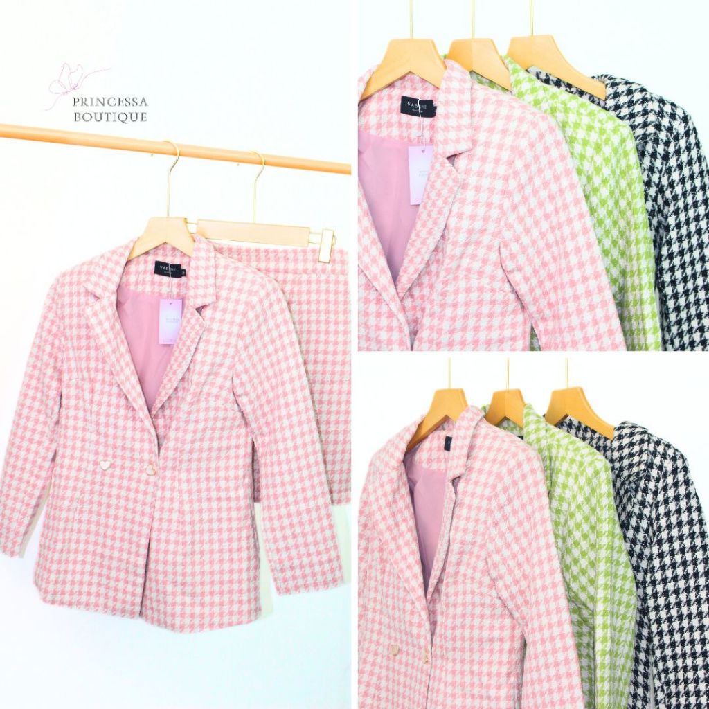 ONE SET BLAZER ROK PENDEK