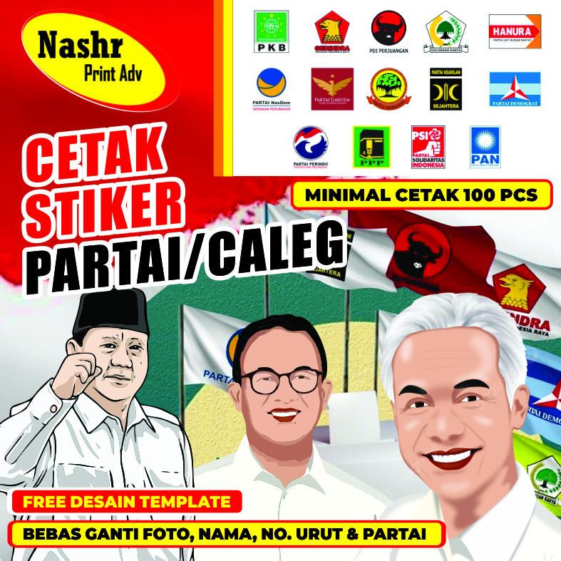 

STIKER CALEG 2024 | STIKER CALEG MURAH | STIKER CALEG PARTAI | STIKER CALEG MOBIL STIKER CALEG BULAT