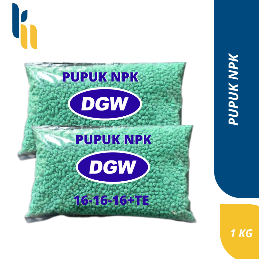 Pupuk NPK 16-16-16-TE 1 Kg DGW Kemasan Repack 1 Kg