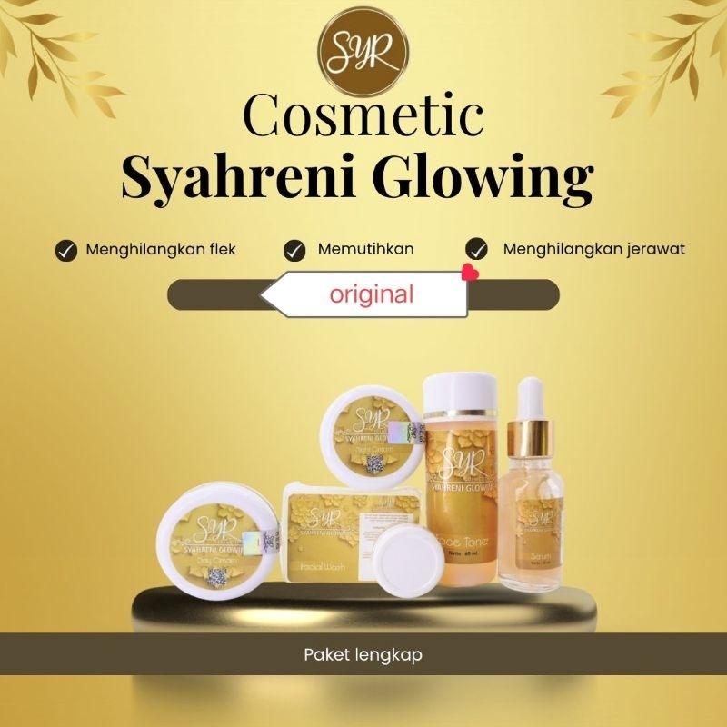 SYR GLOWING PAKET LENGKAP/SYAHRAENI GLOWING/CREAM FLEK/SKINCARE ORIGINAL