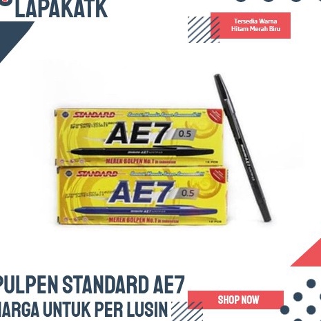 

Terlaku. Pulpen Standard Ae7 / Pen Standart Ae7 ( lusin ) Stock Banyak