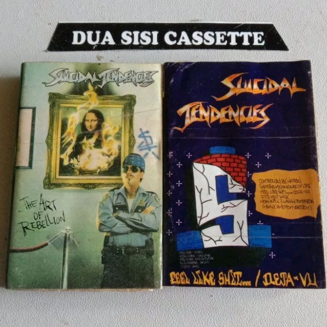 paket kaset suicidal tendencies - feel like sht - the art of rebellion