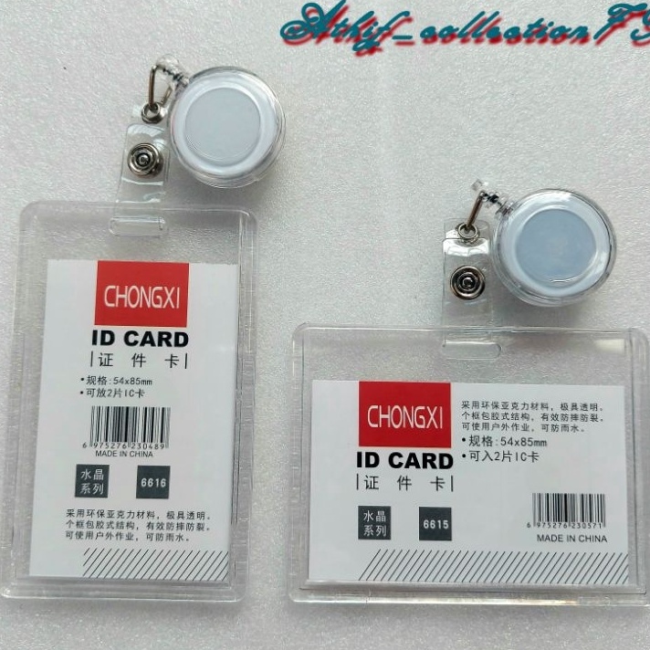 

Serba Murah Tempat Id Card Akrilik Holder Id Card Acrylic Transparan + Yoyo Tarik Diskon