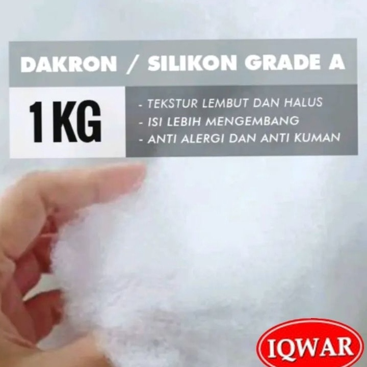 ☊✵ TERMURAH Dakron / Silicon Grade A 1KG COD