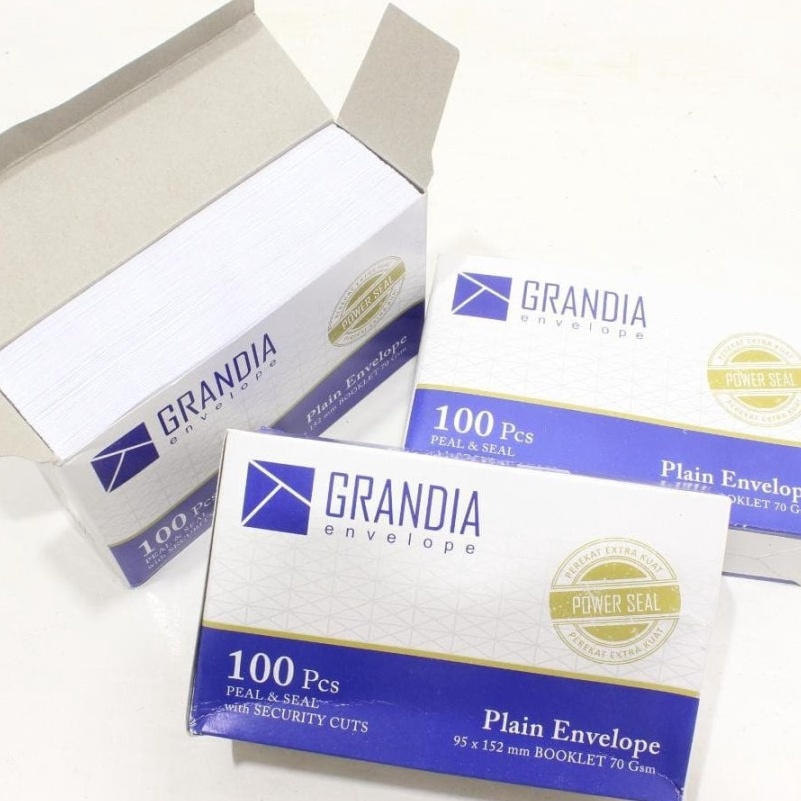 

Buruan Beli Amplop No.104 Putih Grandia 95x152mm 1box (100pcs) GR104-P ➢❈