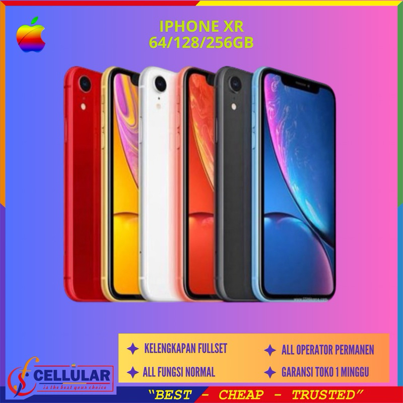 GARANSI IBOX || PHONE XR 128GB FULLSET ORIGINAL