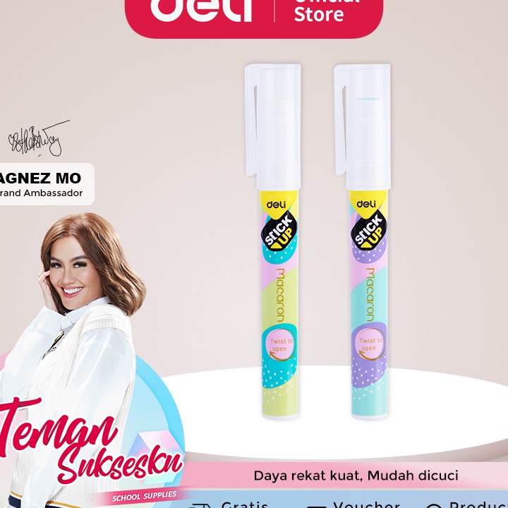 

Model Baru Deli Glue Stick Lem Kuat Bentuk Pena dengan Klip, Bisa Dicuci EA23810