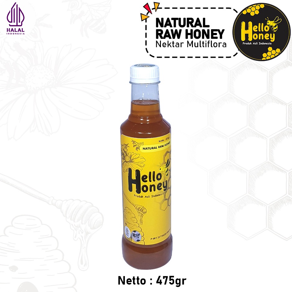 

Harga Promo Hello Honey - Madu Asli Murni 475 Gr - Natural Raw Honey ➴❄❈