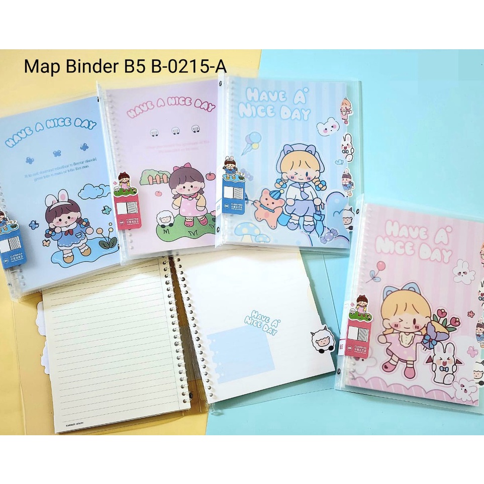

Ready BINDER A5 atau B5 ANAK TRANSPARANT + ISI Ready