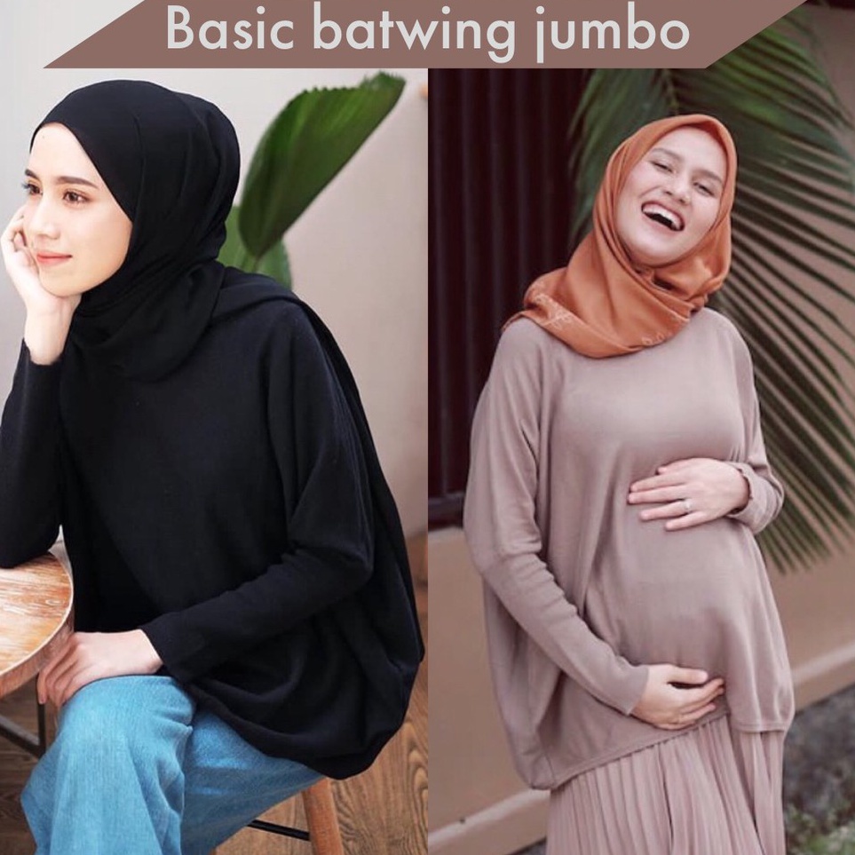 Harga PromoPp6P0 LD 116 -120 ( FIT TO 3XL ) ADA 20 WARNA - Baju ibu Hamil Kaos Polos Lengan Panjang 