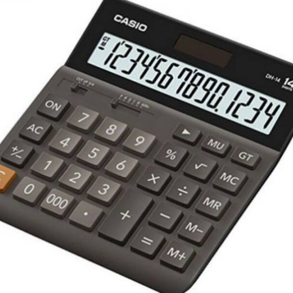 

Diskon CASIO DH-14 (14 Digit) - Kalkulator Meja / Desktop Calculator #ORIGINAL# GARANSI RESMI