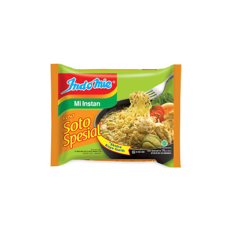 

Indomie Mi Instan Soto Spesial 75gr