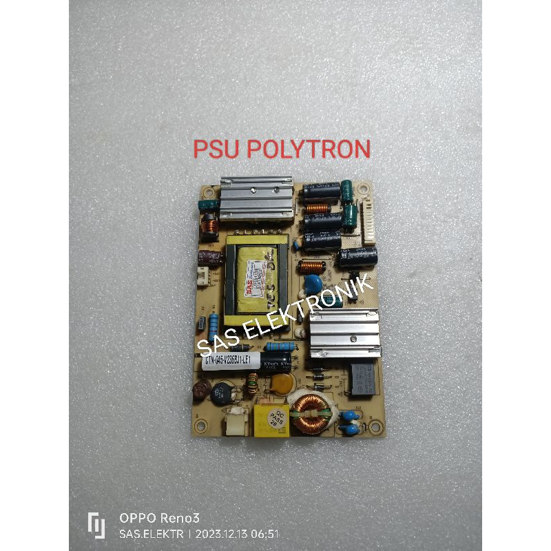 PSU POWER SUPPLY REGULATOR TV LED POLYTRON 24 INCH PLD-24D300 PLD-24D301 PLD-24D303