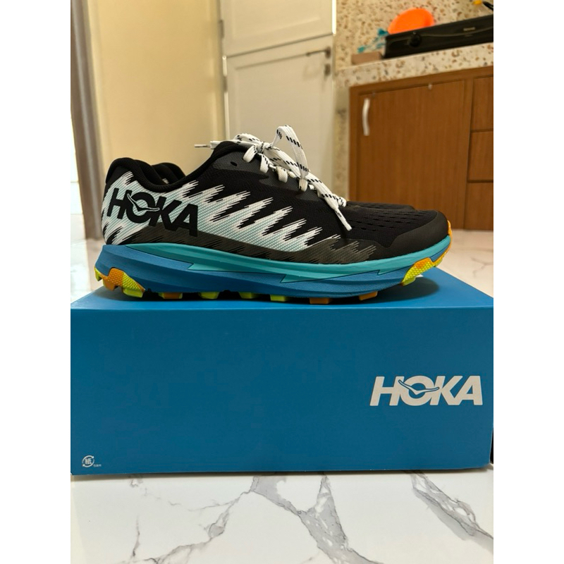 Sepatu HOKA Torrent 3 Black/Diva blue