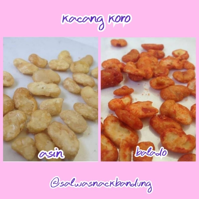 

kacang koro asin & koro balado