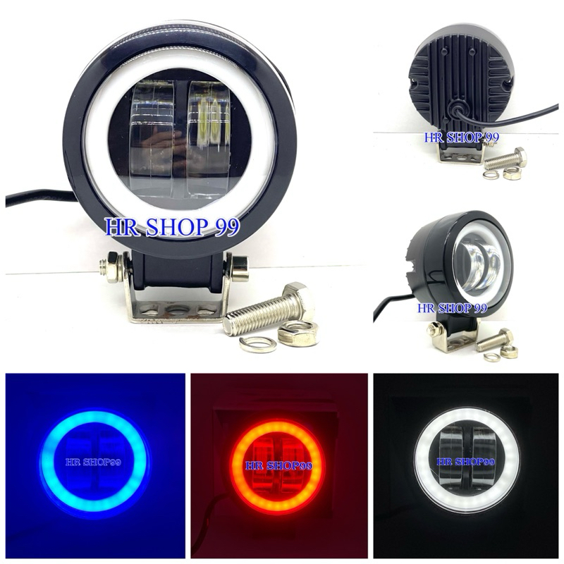 Lampu Tembak Sorot Cree Cwl 2 Mata 20 Watt Bulat