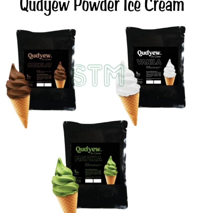 

TIPE OUS881 QUDYEW ICE CREAM POWDER 1KG / BUBUK ES KRIM 1KG