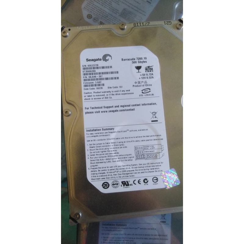 hardisk internal ps2 varian IDE SATA