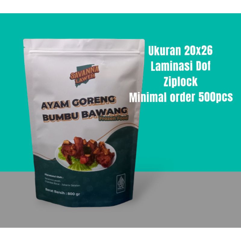 Standing pouch Custom Ukuran besar