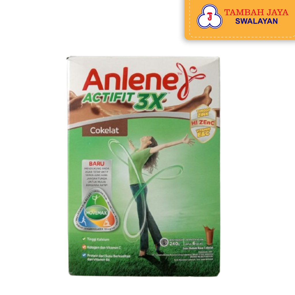 Anlene Actifit 3x Cokelat 240gr