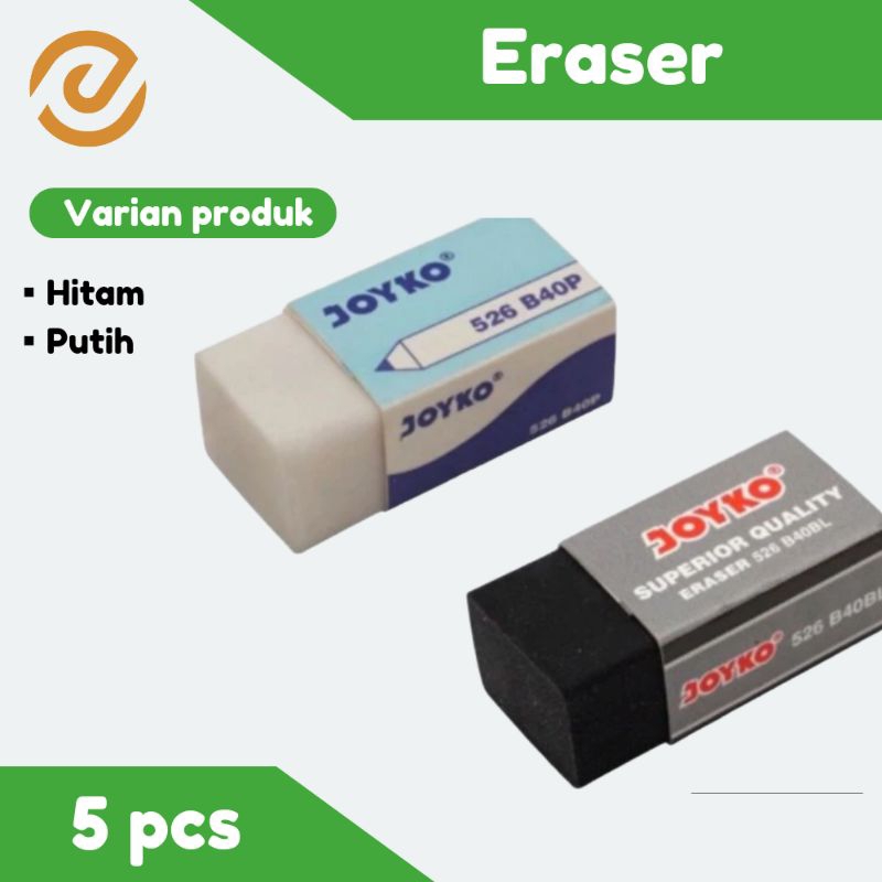 

5pcs Eraser / Penghapus Joyko 526-B40P