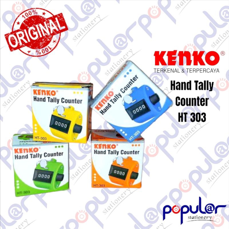 

Kenko Hand Tally Counter / Alat Hitung Manual HT - 303