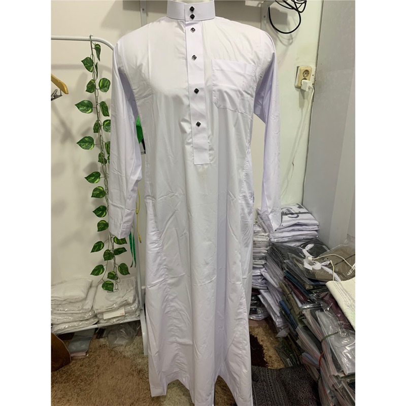 GAMIS DEWASA ALLEBAS PUTIH