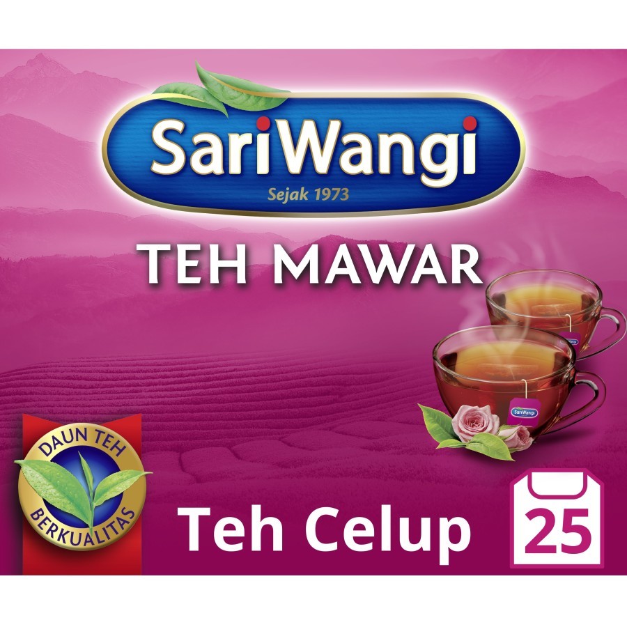 

Sariwangi Teh Mawar Celup Isi 25 pcs sariwangi