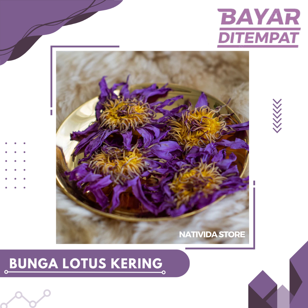 

BUNGA LOTUS BIRU KERING / BUNGA LOTUS KERING BIRU / DRIED BLUE LOTUS FLOWER TEA / TEH BUNGA LOTUS