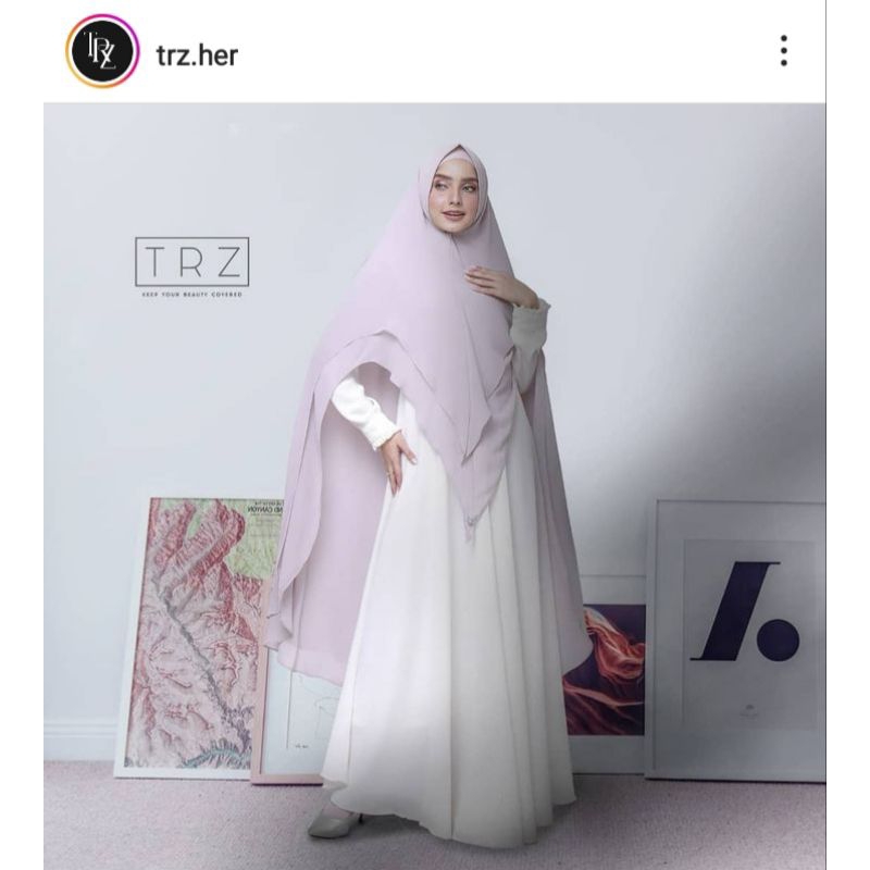 PRELOVED KHIMAR SOFT PAD ANTEM BY @TRZ.HER