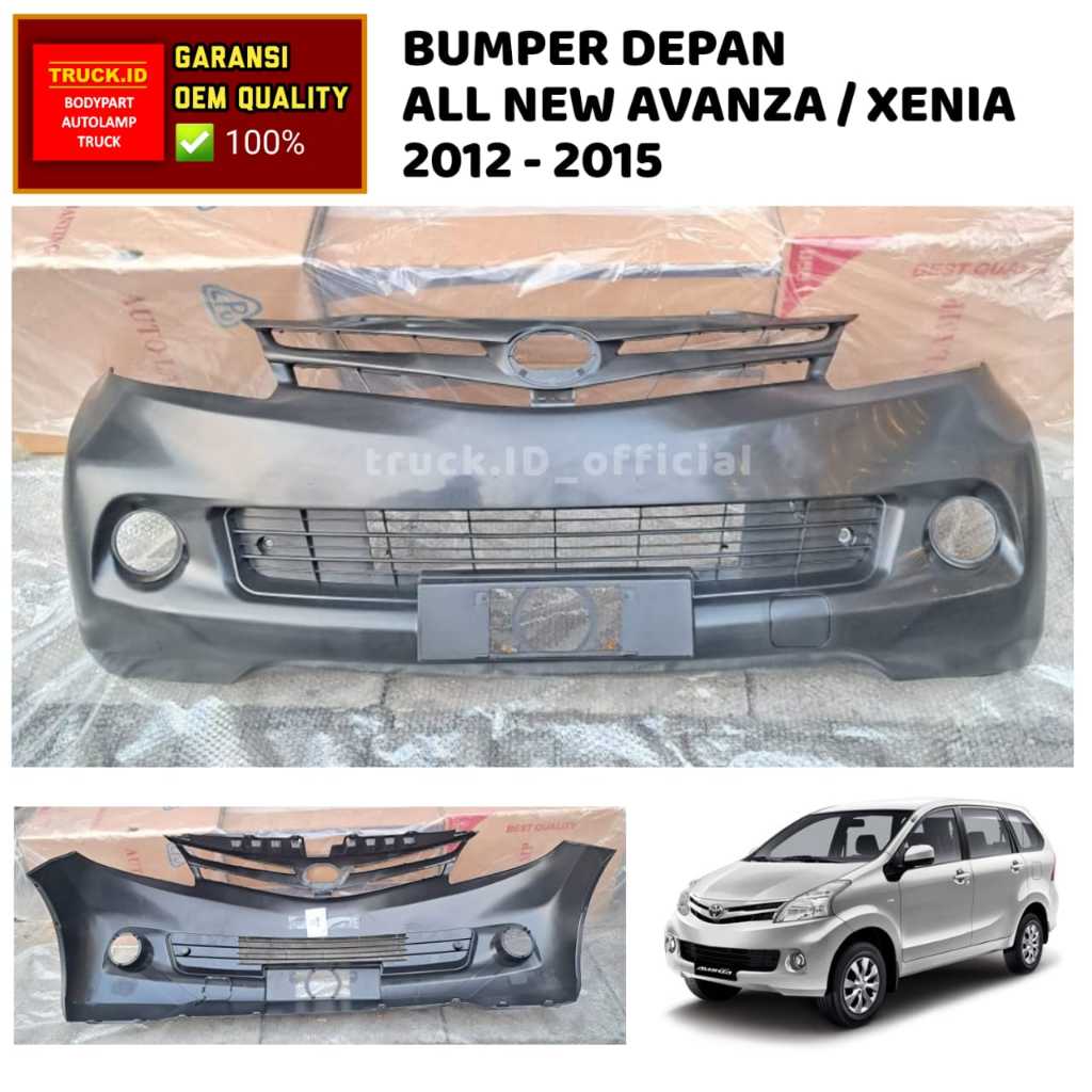BEMPER BUMPER TANDUK DEPAN AVANZA XENIA VELOZ 2012 2013 2014 2015 *1205