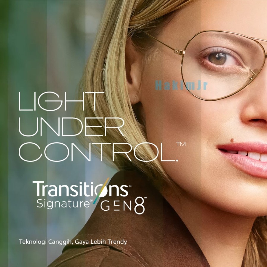 Lensa Essilor SV Transitions Signature Gen 8 Crizal Drive
