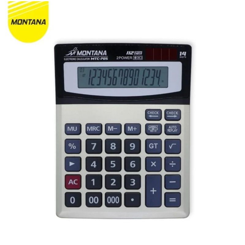 

Montana calculator/kalkulator Montana MTC 705/14 Digits