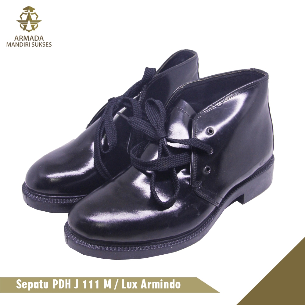 Sepatu PDH Kulit Molding TNI - Sepatu Kulit PDH TNI