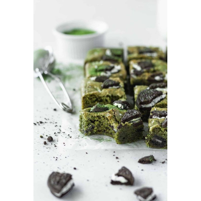 

BROOKUES-brownies matcha fudgy 1loyang/HAMPERS