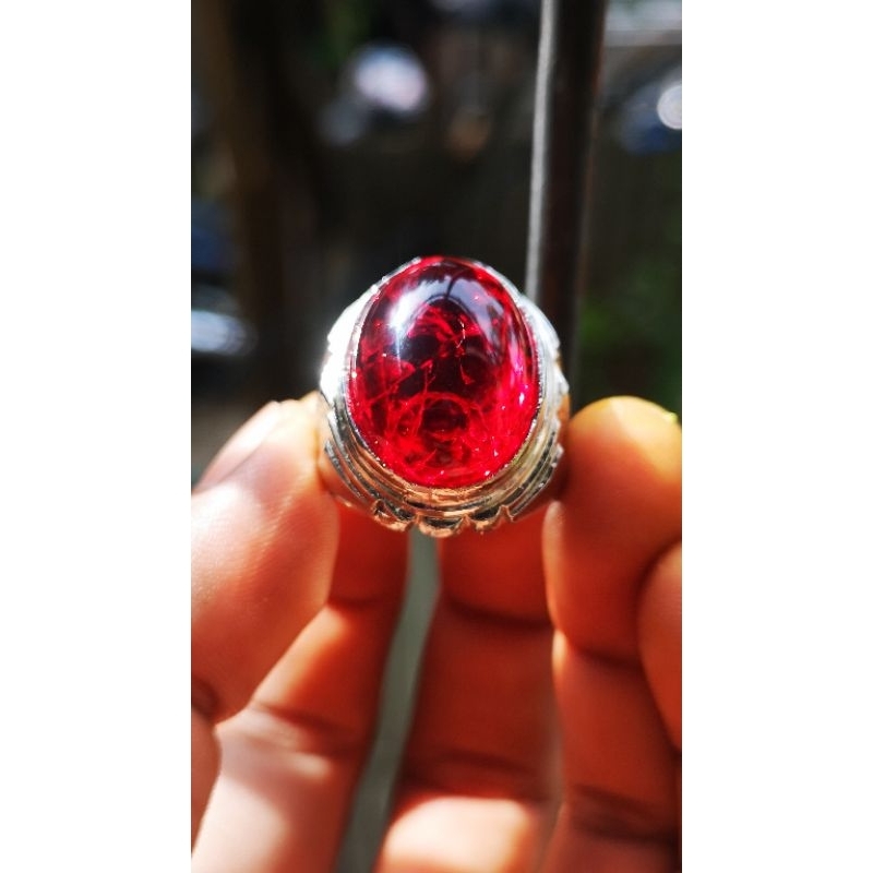 cincin permata merah siam pecah seribu