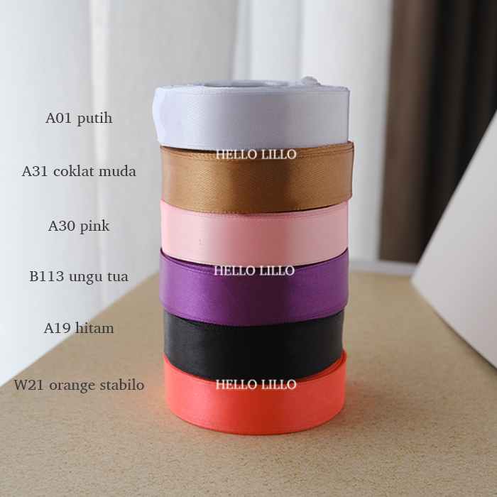 

Pita Satin 1 INCH / 2,5 CM