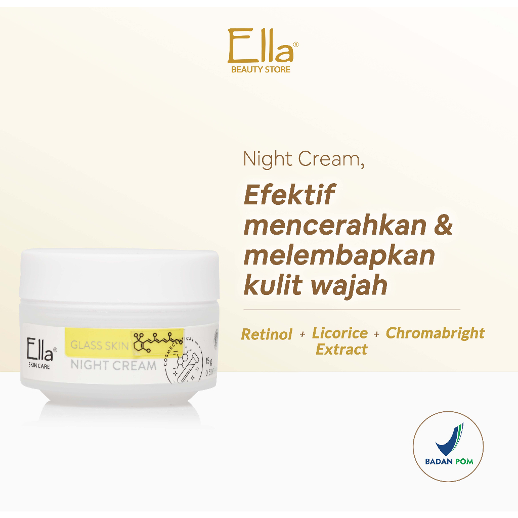 NIGHT CREAM GLASS SKIN ELLA SKINCARE