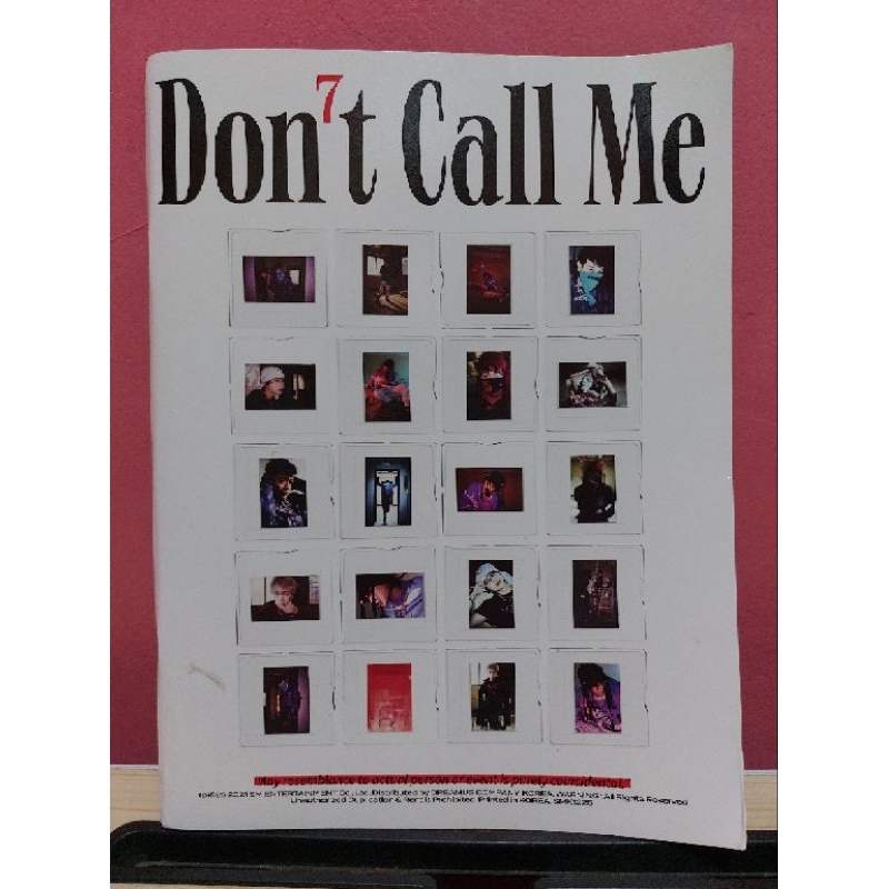 PRELOVED SHINee DONT CALL ME ALBUM