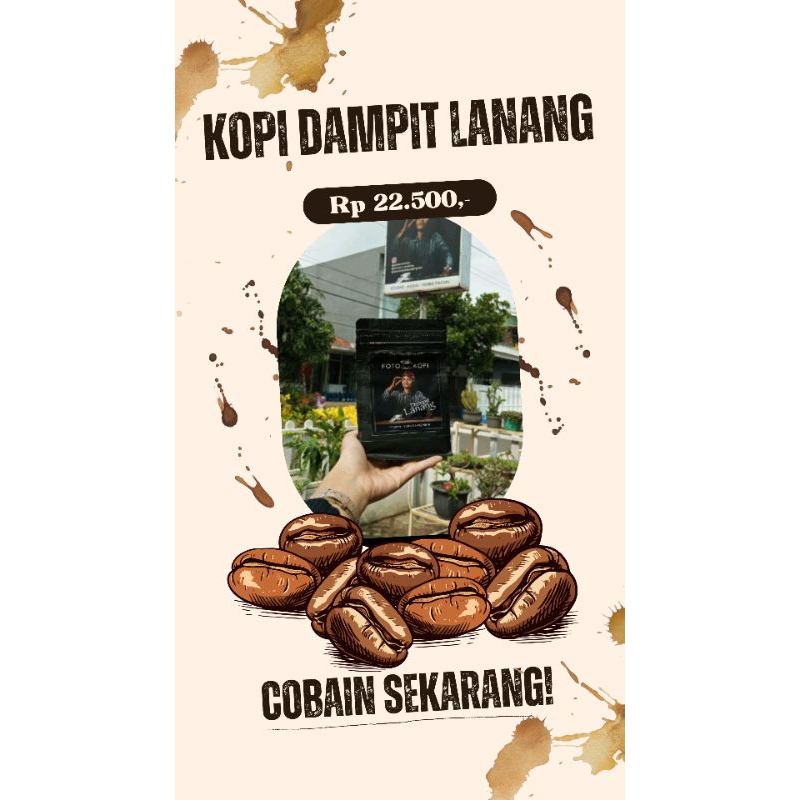 

Kopi Bubuk Dampit Lanang 100gram