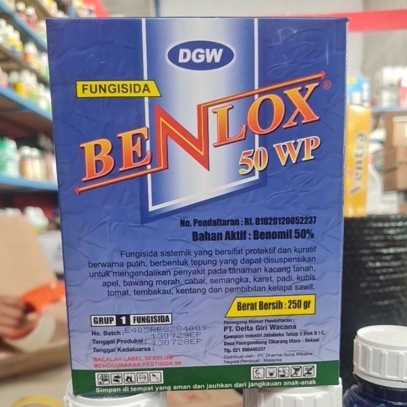 Benlox 50wp fungisida sistemik