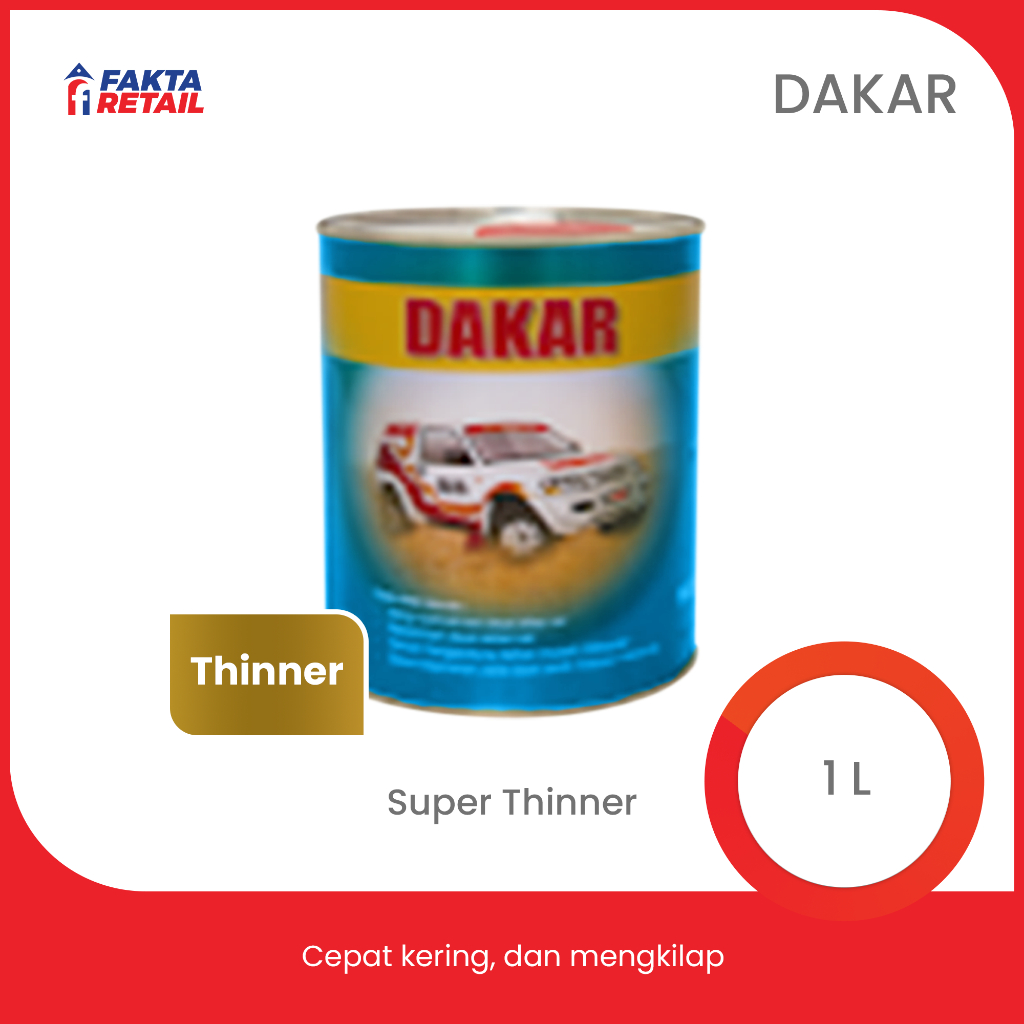 THINNER DAKAR BIRU 1 LITER