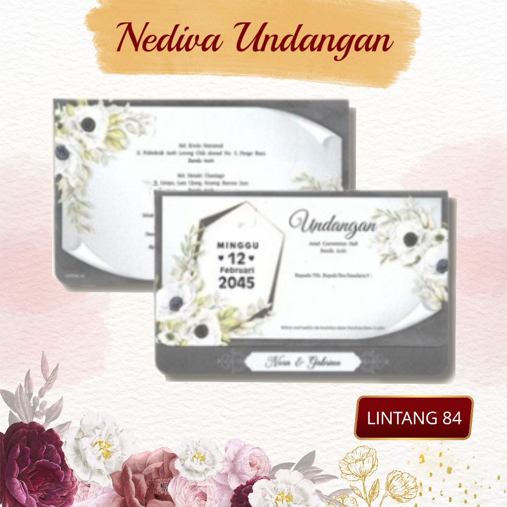 Blangko Undangan Lintang 84 Harga Murah