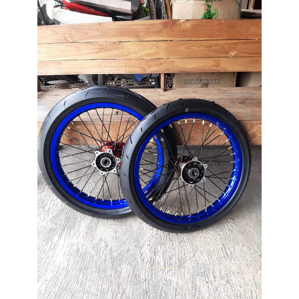 Supermoto Herex Style Klx Wheelset Surex Klx 150 Bayar Ditempat