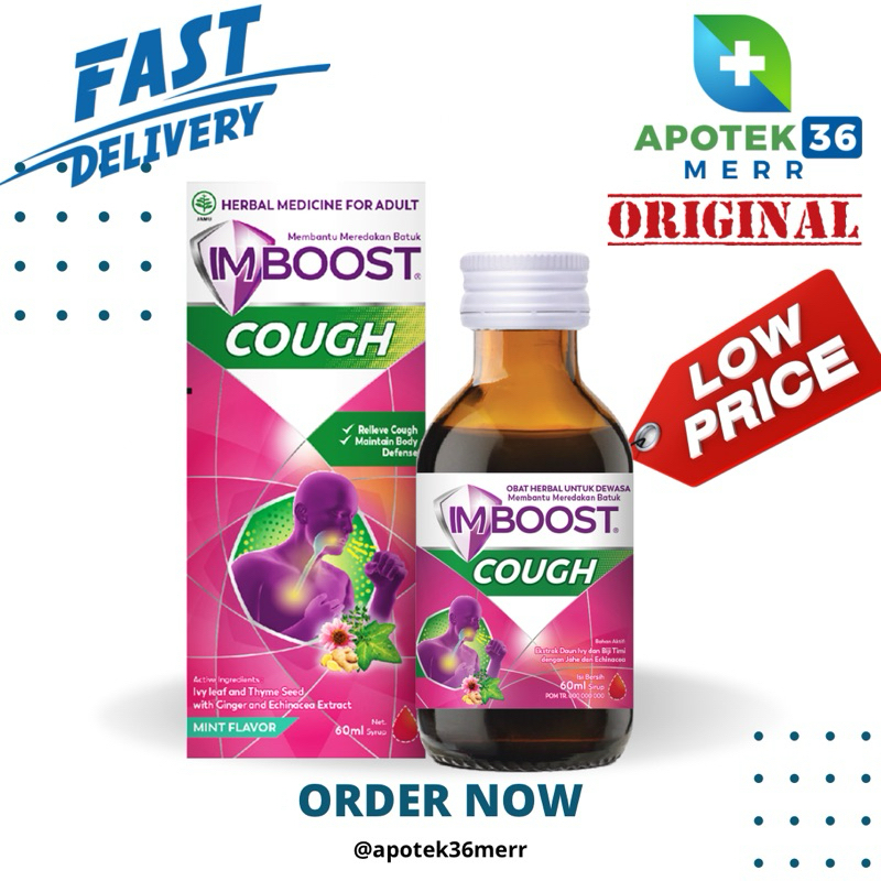 

IMBOOST COUGH DEWASA SYRUP SIRUP OBAT BATUK DEWASA