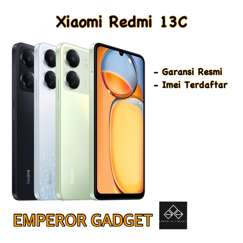 Xiaomi Redmi 13C Ram 8/256 GB NFC Garansi Resmi