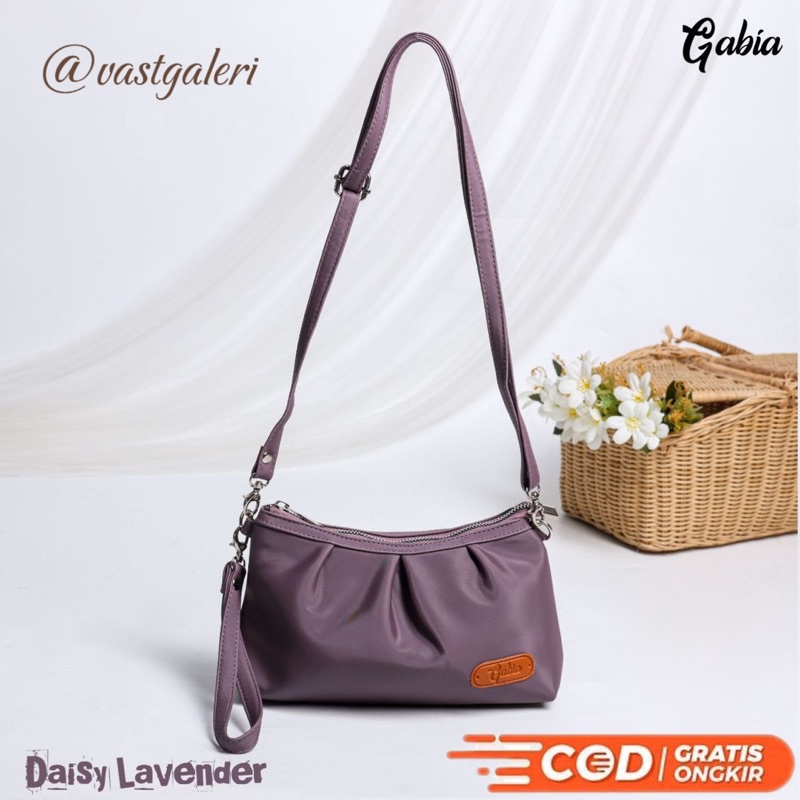 DISKON BRANDS FESTIVAL VAST GALERI Daisy Bag By Gabia - Tas Selempang Wanita Slingbag Simpel Polos g