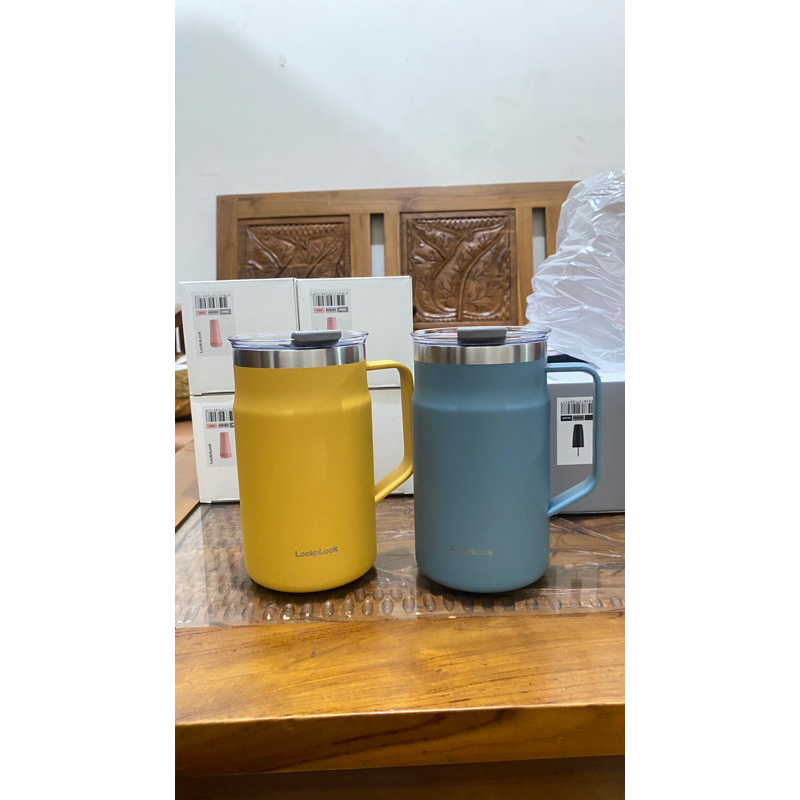 Lock n Lock LocknLock Metro Mug Jungkook Tumbler NEW One Touch Clip