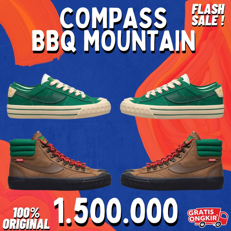 [ORIGINAL] COMPASS X BBQ MOUNTAIN BOYS