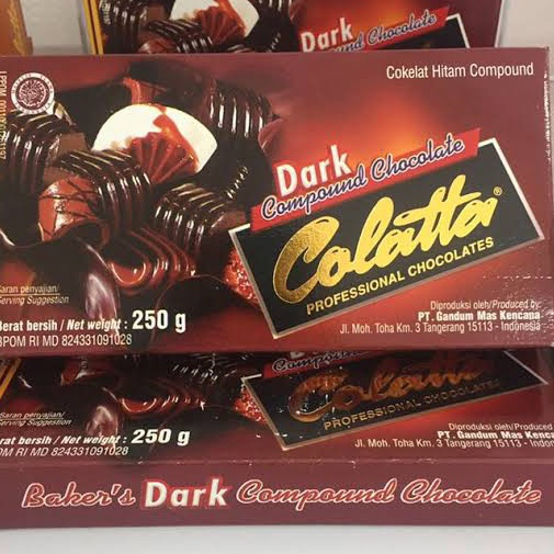 

modelTipe JKG465 Cokelat Colatta Dark Compound 250gr